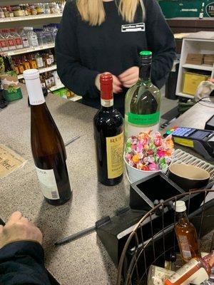 Bought 3 bottles of wine