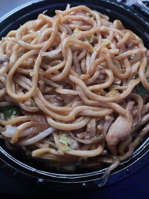 Chicken lo mein