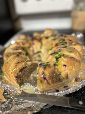 Boudin King Cake