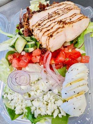 Grilled chicken Cobb salad