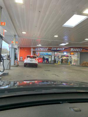 Picture of gas station