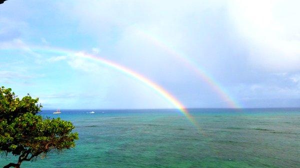 view from the lanai