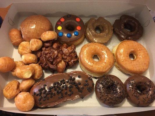 Finally got my old fashioned maple donuts! Top right