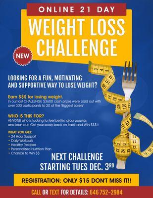 ONLINE Weight Loss Challenge