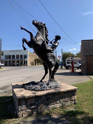 OSP Prison Rodeo Statue