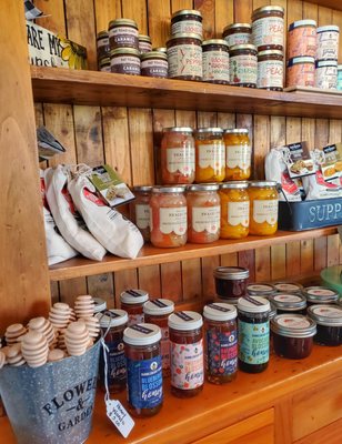 Our shelves are full of unique and artisan food and snacks!