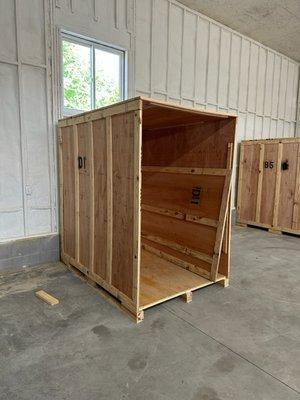 5 X 7 X 7 Storage Vault.  Keep you items clean and dry off the concrete inside a climate controlled warehouse.