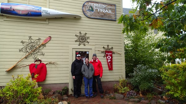 Our Store right by the Ferry Line, Bayfield, WI.