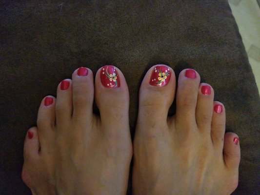 Thanks Judy for the awesome pedicure today. See you soon