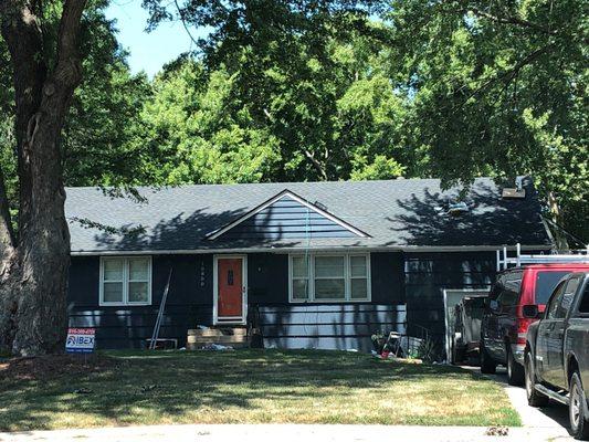 New roof going on.