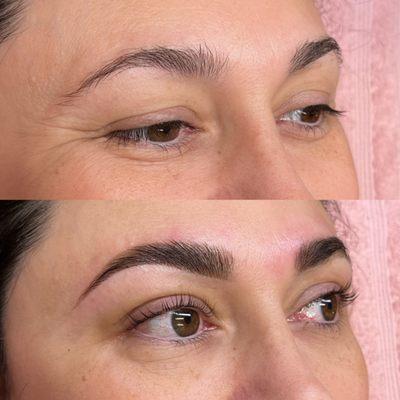 Brow lamination & tint
Lash lift & tint