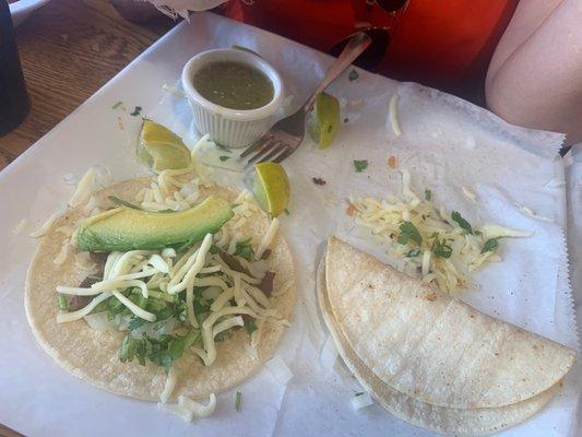 Carne asada tacos