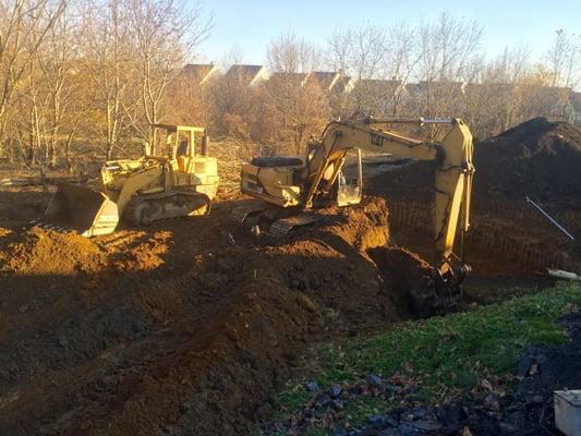 We just started the excavating for a new project where we will collect all the waste water from a mushroom farm and irrigate ...