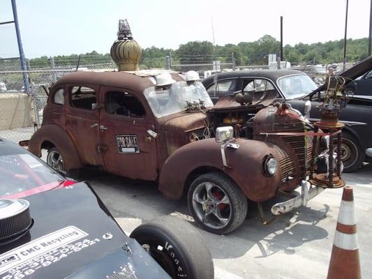 Rat rod at a U-Pull event