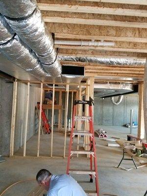 A/C Duct Installation