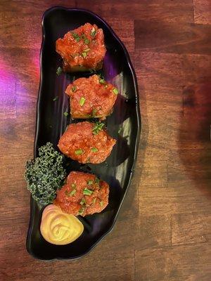 Spicy Tuna on Crispy Rice 4pcs