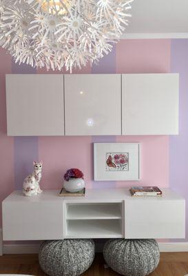 Little Girl's Bedroom Storage