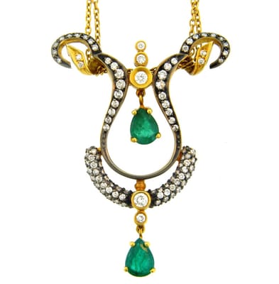 Ankara Emerald Necklace