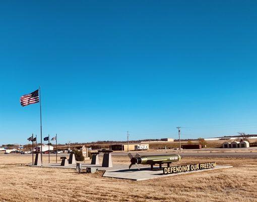 Memorial, viewing from the south west.