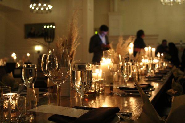 The Oxford's aesthetic really set the mood for a splendid evening and The Sage Room (where the dinner was held) was dreamily decorated.