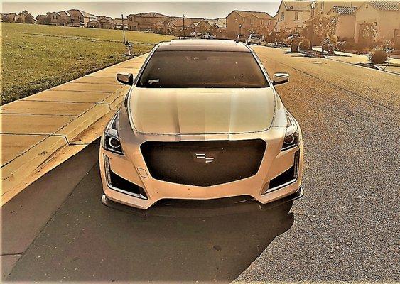 Front Splitter / Black Mesh Grille / Updated Front Badge