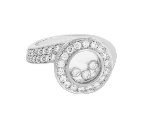 Chopard 826676 18K 1CT Happy Diamond VS1 F Ring