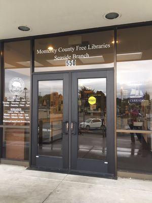 Library entrance