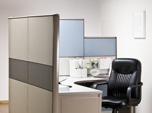 We can help with office carpet, upholstery, and even fabric dividers.