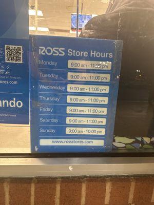 Hours do not reflect when they actually close.