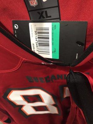 Bucs Jersey $100