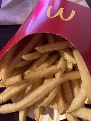 Old inedible fries.