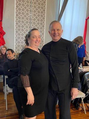 Roxy and Don enjoying social dancing.