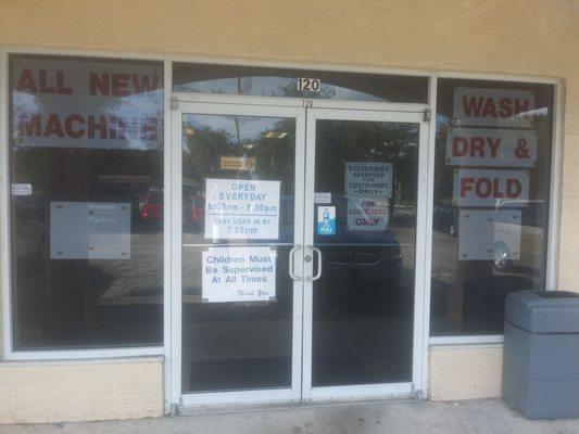 Decided to wash all the soccer uniforms from the game today at the laundromat!