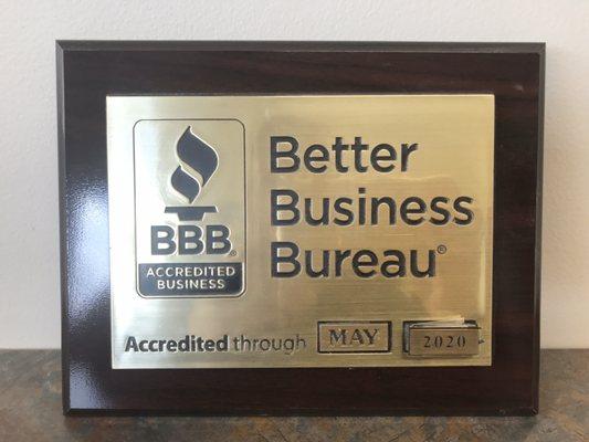 BBB Accredited for 10+ years!!!