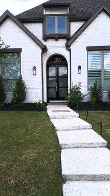 Beautiful Doors Refinished by tennyson, in Walsh Ranch, Aledo Tx.