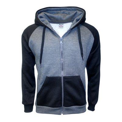 2 Tone Zipper Hoodie