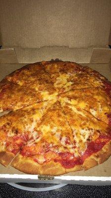 Medium four-cheese pizza