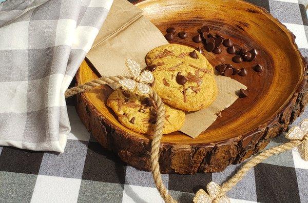 Try our famous Mrs B's Chocolate chip cookies!