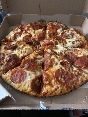 Does this look like double pepperoni and extra cheese?