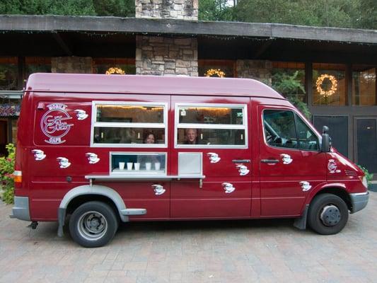 The truck where all the magic of coffee brewing happens!