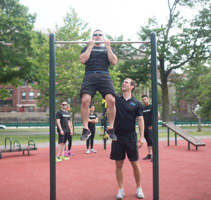 Outdoor Training on the Charles River