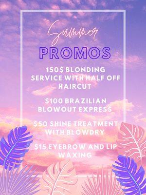 New summer promos