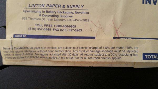 Linton Paper & Supply