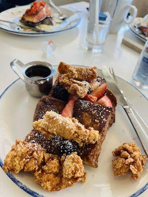 French toast fried chicken