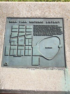 Map of Munn Park Historic District outside of City Hall