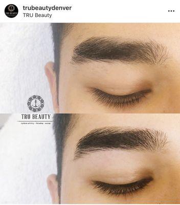 Guy brows, looking fresh!