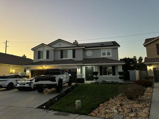 Finish this two-story home on July 2 another satisfied customer no job is too big or too small for Destinee window tinting.