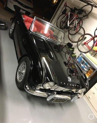 My 1964 Triumph TR4 under restoration.