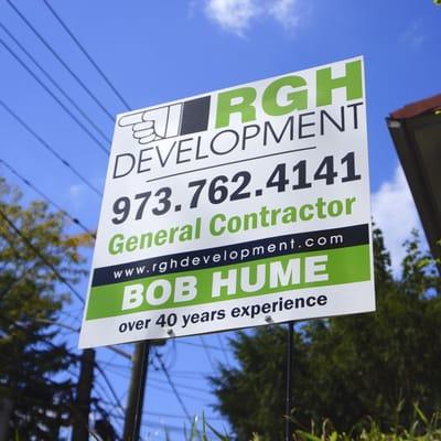 Bob Hume and RGH Development Company, General Contractors.  Commercial and residential services.