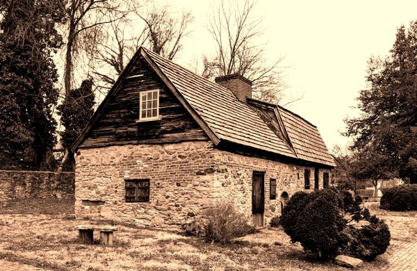 Caleb Pusey House -- exterior